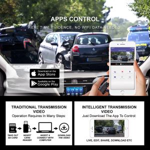 4K задний вид зеркал GPS 3lens 10 -дюймовый приборная кулачка для камеры задних видов автомобилей для автомобиля Wi -Fi Car DVR -видео монитор парковки парковки