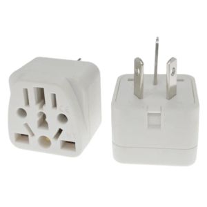 Australian/China/New Zealand Travel Adapter, IEC Type I Plug US/EU/UK/Swiss/Italy/Japan To AU 3 Pin Power Converter 10A/250V