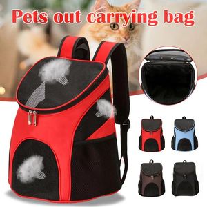 Transportadoras de gatos Backpack de porta de animais de estimação conveniente dobrável para cães pequenos de 3 late