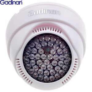 Andra CCTV -kameror Gadinan 12V 48 LED Illuminator Light IR Infrared Night Vision Assist LED LAMP ABS PLASTIC HOULDS FÖR CCTV SURVEILLANCE CAMERA Y240403