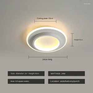 Ceiling Lights LED Light Modern Pendant For Entrance Living Room Bedroom Corridor Atmosphere Lighting Minimalism Lamp