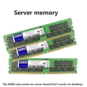 DDR4 Serverminne RAM 4G 16G 8G 32GB 64GB PC4 2400MHz 2133MHz 2666MHz 3200MHz 2133P 2400T 2666V Reg ECC Support X99 Moderkort