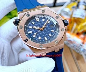 10 Color Topselling Men039s Watches new version Diver 42mm 15720ST 15710 Asia 2813 Movement Transparent Mechanical Automatic Me1041015