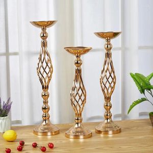 Candle Holders Metal European Style Centerpieces Romantic Festival Wedding Decoration Banket Party Christmas Home