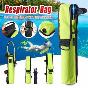 Diving Equipment Swimming Diving Oxygen Cylinder Air Tank Bag Holder Respirator Storage Pouch Mini Underwater Tank Hand Pump