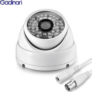 Andra CCTV -kameror Gadinan 5MP AHD -kamera H.265 Utomhus Security Waterproof Night Vision Video CCTV Surveillance Metal Dome Camera Xmeye Pro App Y240403