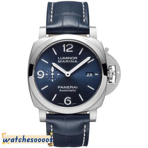 Luxury Designer Watches Wristwatches Automatic Mechanical Watch Men's Blue Precision Steel Waterproof Pam01313 Iris luxury brand