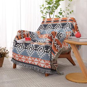 Blankets 130x160cm Nordic Style Sofa Chair Thread Blanket Soft Towel Bedding Headboard Decor Tapestry Wall