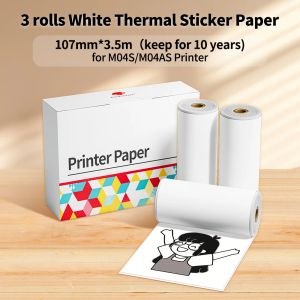 Papier Phomemo White Nieodhezyjny papier termiczny 4,3 