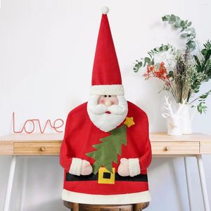 Chair Covers Christmas Santa Cover Red Washable Homeware Seat For Restaurant Bar Party Supplies Holiday House Xmas