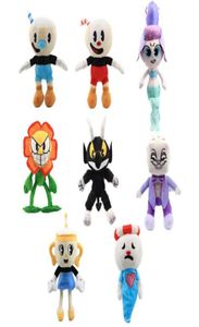 Kids Plush Toy Game Cuphead Mugman Frau Chalice Ghost King Dice Cagney Carnantion 13Styles Puppenspielzeug für Jungen Mädchen Geschenk Toy2534036622454