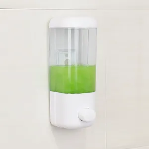 Руководство по стену с жидким мылом на стену 500 мл эль -ванной комнаты прозрачная бутылка для мобильного телефона прозрачная дезинфицирующая