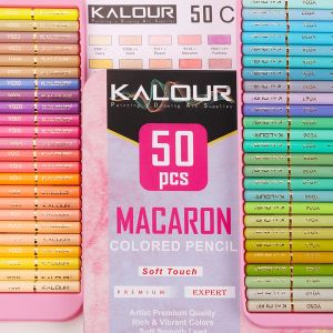 Pencils XSYOO Macaron 50Pcs Colored Pencil Soft Pastel Drawing Pencil Set Crayons Colour School Sketching Kit Coloring Art Supplies