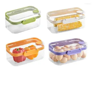 Storage Bottles Fruit Container Multifunctional Transparent Space Saving Food Vegetables Jars For Refrigerator Home Kitchen Organizers