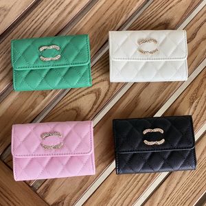 10A di alta qualità vera pelle caviale pecora pecora da donna zero wallet designer portafoglio portatore di carte da donna designer push wallet designer woman 0017