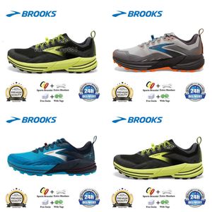 Run Shoes Brook Cascadia 16 Mens Brooks Runging Hyperion Tempo Thepo Triple Black White Orange Mesh Trainers Outdoor Men Sport