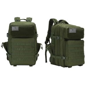 Torebki 50L wojskowy nylonowy plecak armii worka polowanie na plecak Molle dla mężczyzn EDC Outdoor Turing Botting Bottle Bottle