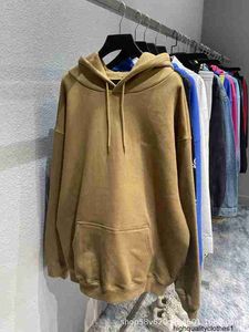 Designer High Version B Home Brodery BB Fleece Hoodie Ins Paris Plush Thicked Men's and Women's Sweater Tide Brand Large Loose I30l