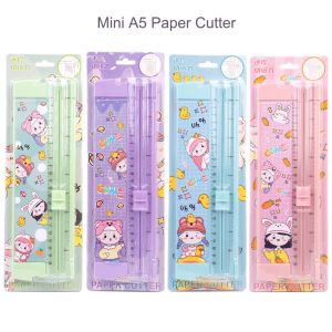 Matten tragbare Mini A5 Papierfoto Trimmer für DIY Scrapbook Papers Photo Cutter Schneidematte Werkzeuge Multicolor -Papierschneider