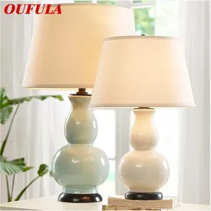 Table Lamps TEMAR Lamp Desk Ceramic Modern Office Luxury Decoration Bed LED Light For Home