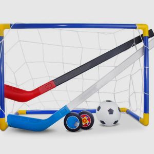 Kinderfußball -Tor Netto -Rahmen faltbare Indoor- und Outdoor -Sportspielzeug tragbare Fußballtraining Mini Plastik