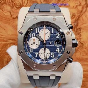 AP Calendar Wristwatch Epic Royal Oak AP26470 Mens Automatic Mechanical Technician Wrist Watch Blue Plate 42MM Diameter Accessories Complete