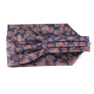 Cravatta per uomini per uomini donne Formale Formale Cravat Ascot Ties Scrunch Self Gentleman britannico poliestere morbido paisley cravatta da collo di lusso