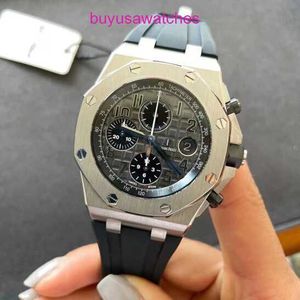 AP Freizeit Armbandwatch Royal Oak Offshore -Serie Schweizer Herren Automatische mechanische Uhr 42mm Präzision Stahldatum Display Timing -Funktion wasserdichtes Nachtlicht