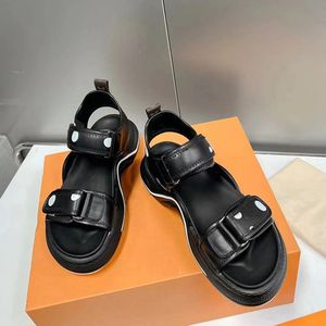 sandálias de grife chinelos sapatos de grife feminino sapatos casuais sapatos de praia Soled Soled Brown Shoemaker Sandals Sandals Sandals Womens Luxuado 35-41