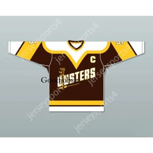 GDSIR Custom Rod Binghamton Broome Dusters Brown Hockey Jersey 5 Nowy najlepszy ed S-M-L-XL-XXL-3XL-4XL-5XL-6XL