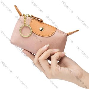 2024 New Genuine Leather Women Walets Pequenas bolsas de zíper de grande capacidade para mulheres Coin de moedas de couro macio frete grátis 10a