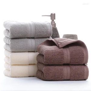 Ręcznik T162A 2024 Wysokiej jakości gruby stały kolor Grey Brąz Brown Woda Absorpcja El Cotton Bath Twarz