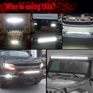 CO Light Super Bright LED Light Bar 6D 8-50-tums Offroad Combo LED-bar för Lada Truck 4x4 SUV ATV NIVA 12V 24V Auto Driving Light