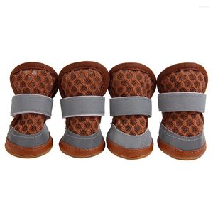 Собачья одежда Legendog 4pcs летние дышащие сетчатые туфли кошки щенки щенки питовые ботиль