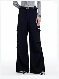 Женские брюки 2024 Женские брюки. Сатиновые многокачественные повседневные женщины с высокой талией.