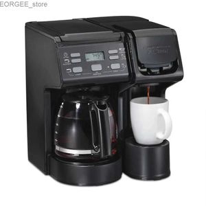 Кофе -производители Flexbrew Trio Coffee Maker сингл или 12 чашек Black New 49904f Y240403