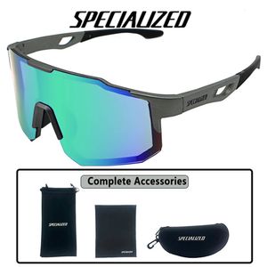 Speciauzed Uv400 Sport Cycling Glasses Occhiali da sole Road Bicycle Eyewear Mountain Bike MTB Ciclo Goggles Giottili da corsa 240401