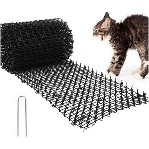 Kattbärare, lådor husbärare staket väggspikar med anti-katt hund djuravvisande matta 1,8 mm 30 cm 2 m tjockare bärbar trädgård s dhkfe