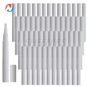 Storage Bottles 100pc 3ml Empty Cuticle Oil Pen Nail With Brush Tip Twist Pens Cosmetic Lip Gloss Tube Applicators Eyelash Growth Liquid