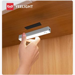 Kontrolle Yeelight PIR Motion und Light Sensor LED unter Schrankleuchte Auto ein-/Aus -4000k für Küchenschlafzimmer Schrankgarderobe Nachtlichter