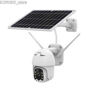 Outras câmeras CCTV Câmera IP Gadinan 1080p 4G Cartão SIM /Wi -Fi Solar PTZ Velocidade Dome Câmera Segurança de Baixa Energia Consumo de Potência Cam sem fio CCTV CAM OUTCIAL Y240403