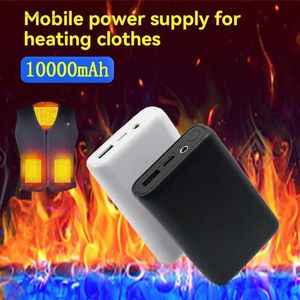 Mobiltelefon Power Banks 20000MAH Power Bank Portable Externt batteri Pack USB -laddare Snabb laddning av värme Västjacka Scarf Sock Glove Device 2443