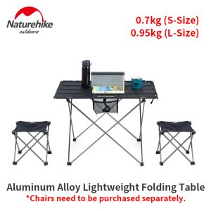 Möbler Naturhike Foldbar 0,7/0,95 kg camping Tabell 20 kg lagervikt tårisistant Oxford tyg aluminiumlegering campingutrustning