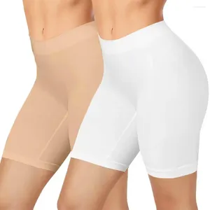 Kadın Panties 2pcs Kadınlar Spor Kısa Yoga Legging Morts Squat Post Kanıtı Yüksek Bel Fitness Sıkı Hızlı Kurutma Bisiklet Egzersiz Egzersiz