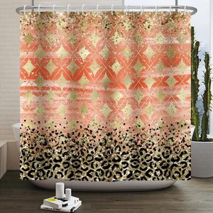 Tende per doccia scintillio tende scintillanti rosa farfalla leopardo motoslitta per patchwork geometrica impermeabile boho