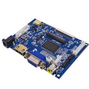 LCD-дисплей TTL LVDS Плата контроллера HDMI VGA 2AV 50PIN для AT070TN90 92 94 Поддержка автоматически V S-TY2662-V1