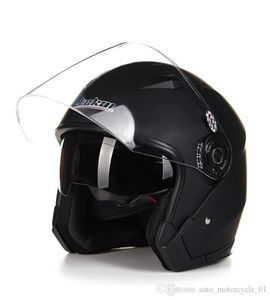 Bütün motosiklet vintage kasklar çift lens kaskı motosiklet açık yüz kapakete para motosicleta cascos para moto yarış helm2304680