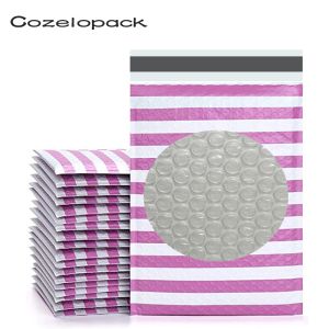 封筒10pcs 8.5x11 23x28cmプリントポリバブルメーラーパッド付き封筒セルフシールメーリングバッグバブルエンベロープ出荷封筒