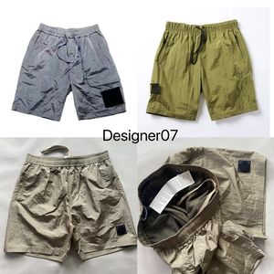 Beach Summer Shorts Mens Short Pants Fashion Running Loose Quick Dry Washing Process of Pure Fabric Trendy Casual Hip-hop Ins Stones