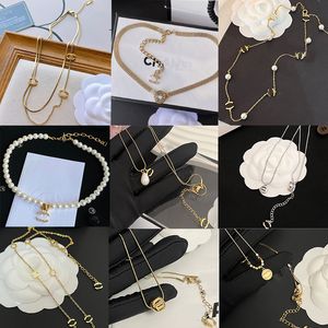 Lock designer necklace for Women Mens Luxury Pendant Diamonds Necklaces Fashion Gold Silver Necklace Couple Jewelry